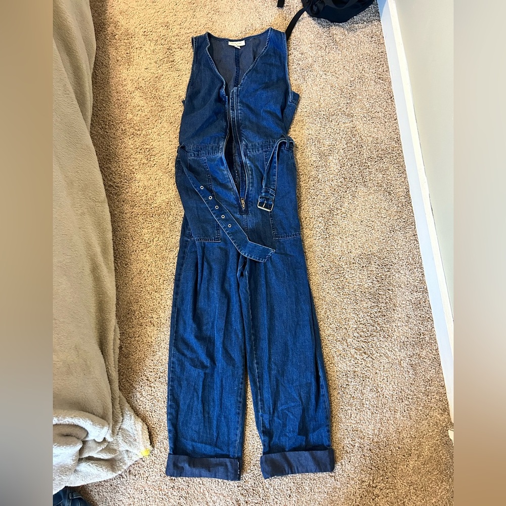 denim jumpsuit